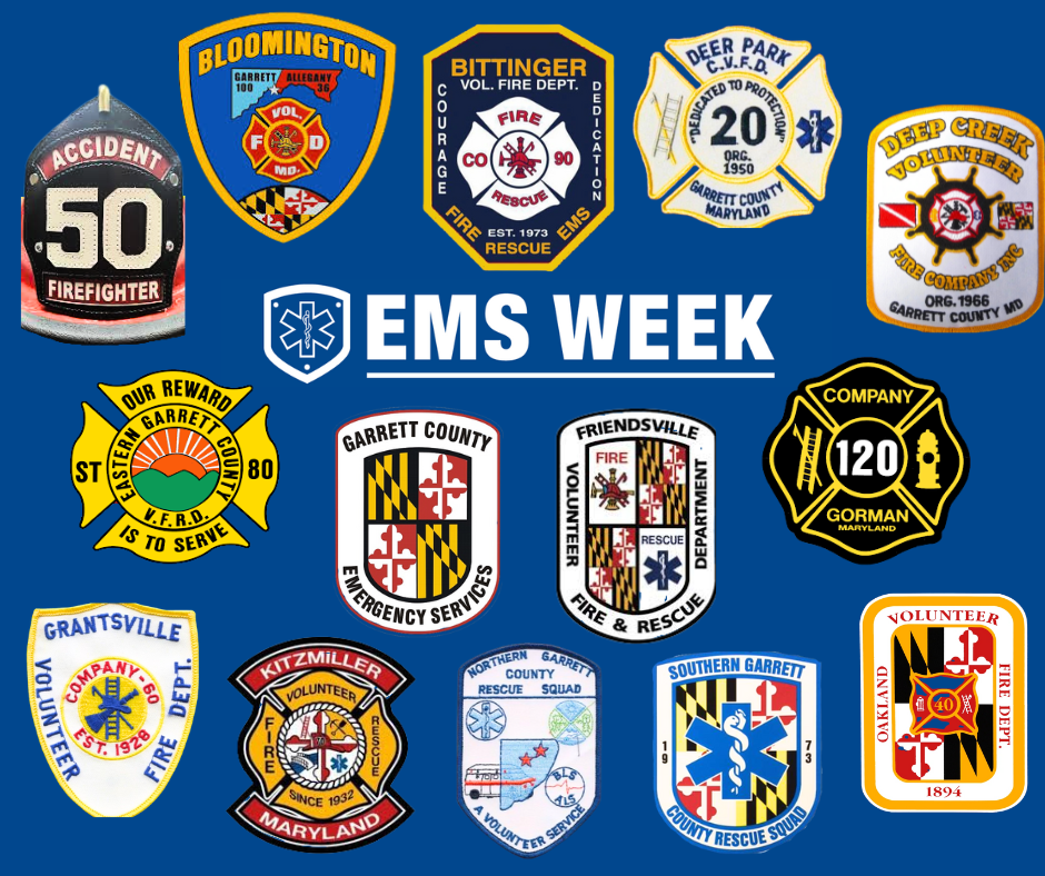 Garrett County EMS Badges