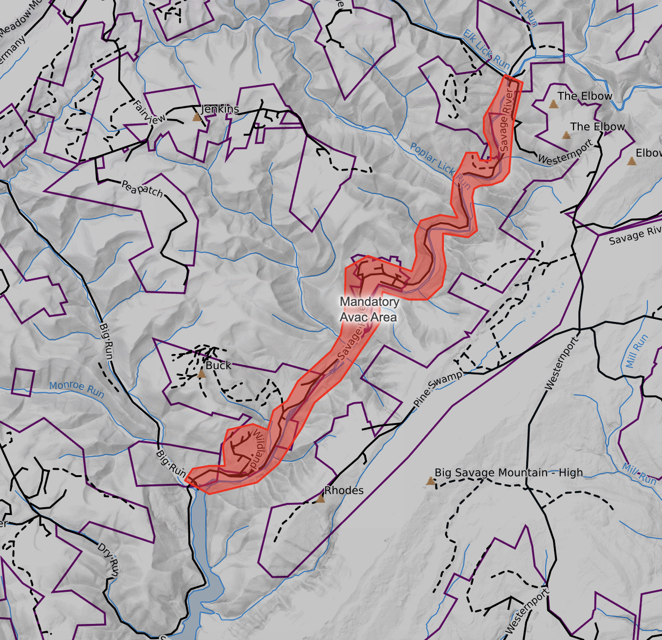 Mandatory Evacuation Area