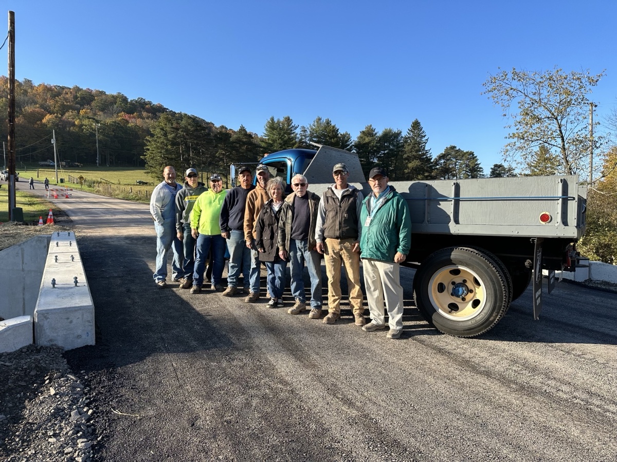 Allen Fisher Truck and Staff at Beall School Road.jpeg