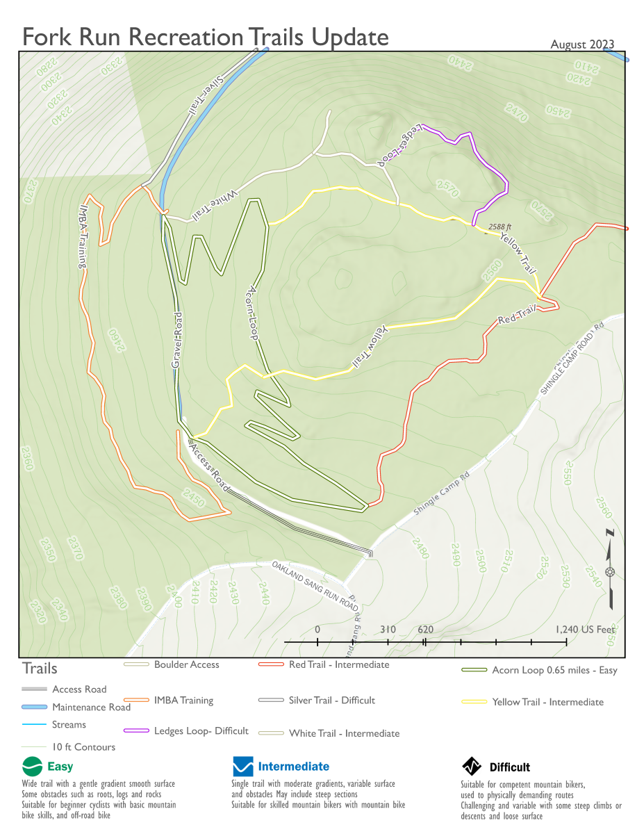 Fork Run -New Easy Trail Map.png