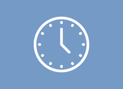 Hours Icon - Light Blue
