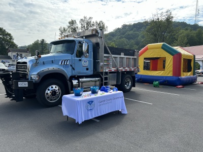 Garrett County Roads Division Attends National Night Out